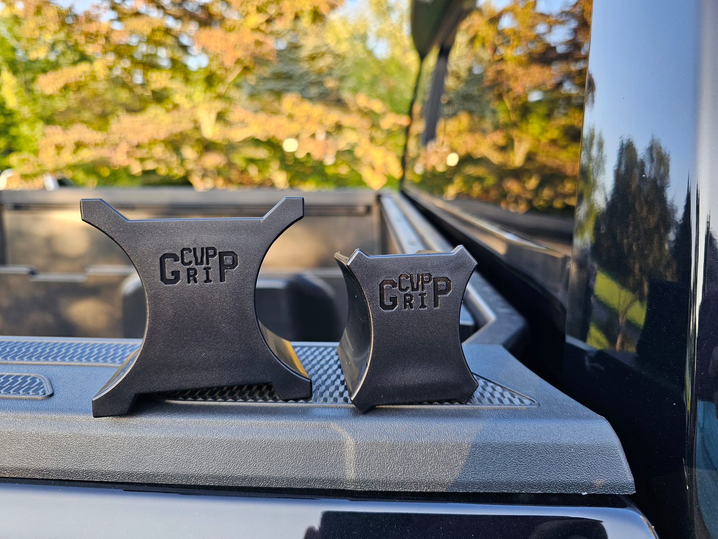 Cup Grip Tacoma - 2024 Tacoma front & back center console cup stabilizing inserts. Injection mold for precision fit and performance.